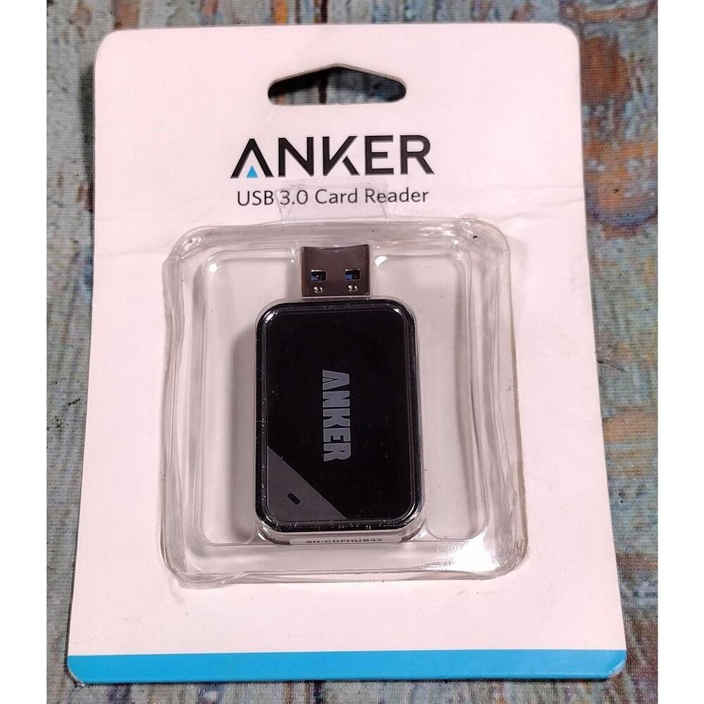 Anker USB 3.0 Card Reader 2-Slot Black‎ Model AR200